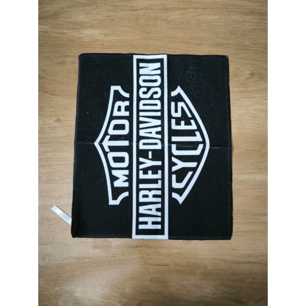 HAND TOWEL for kitchen or table motif Harley Davidson black