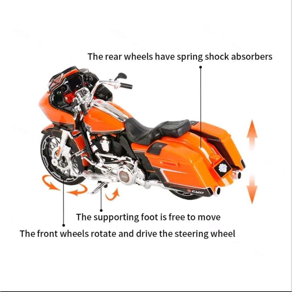 maisto DIECAst 1:18 roadglide cvo 2022 Orange
