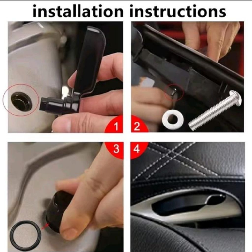 SADDLEBAG BAG LATCH KIT HARLEY DAVIDSON