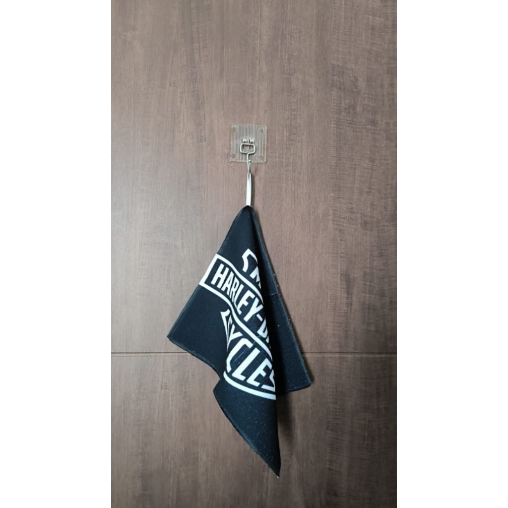 HAND TOWEL for kitchen or table motif Harley Davidson black