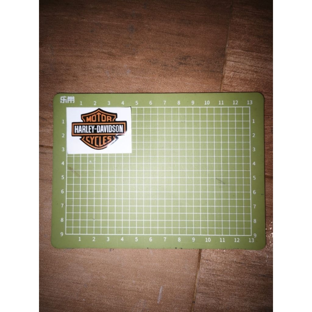 RESIN TIMBUL STICKER DECAL HARLEY DAVIDSON TRANSPARAN (1set 5 pcs)