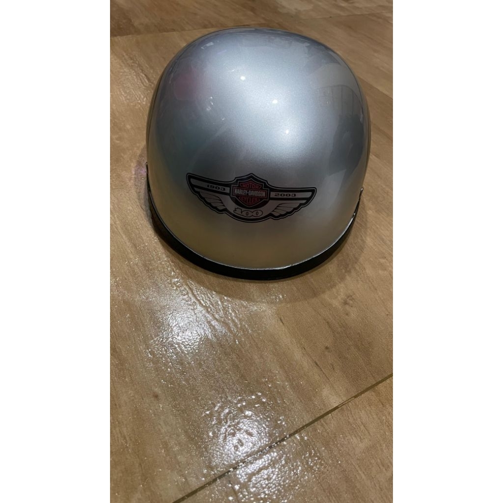 STERLING SILVER ANNIV 100TH HALF FACE HELMET