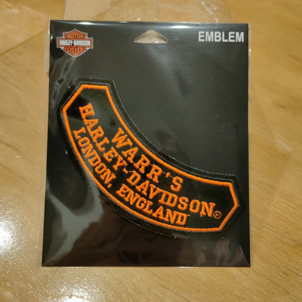 PATCH COLLECTOR LONDON - ENGLAND HARLEY DAVIDSON MOTORCYCLES