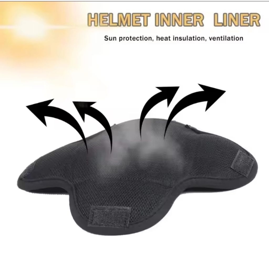 HELMET LINER PELAPIS BUSA HELM ANTI SLIP, VENTILATION, HEAT INSULATION, SOFT AND COMFORTABLE, ELASTIS UNISEX UNIVERSAL