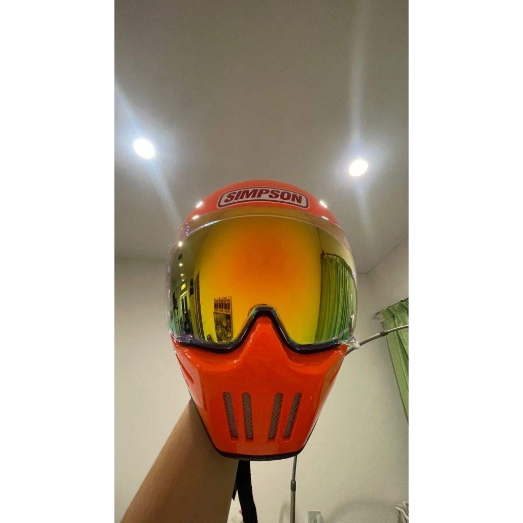 helm fullface model Simpson DOT 3 VINTAGE ABS