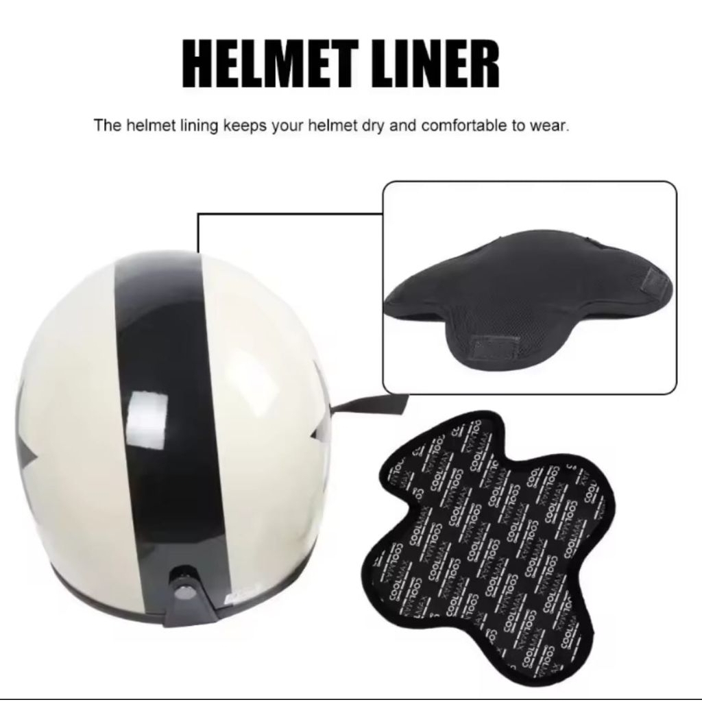 HELMET LINER PELAPIS BUSA HELM ANTI SLIP, VENTILATION, HEAT INSULATION, SOFT AND COMFORTABLE, ELASTIS UNISEX UNIVERSAL