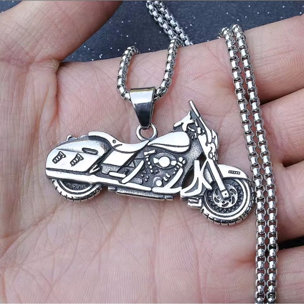 KALUNG FASHION BIKER MODEL ROADKING HARLEY DAVIDSON MOTORCYCLE stainless