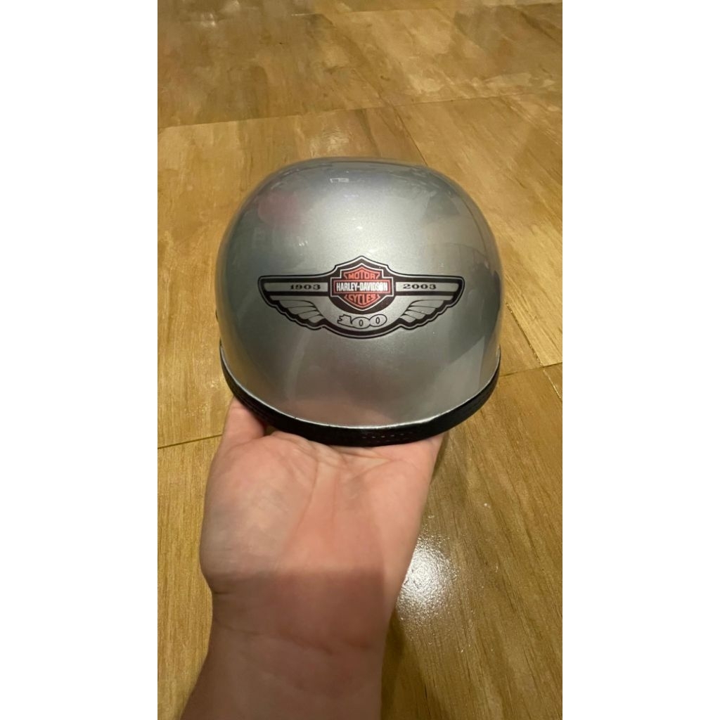 STERLING SILVER ANNIV 100TH HALF FACE HELMET