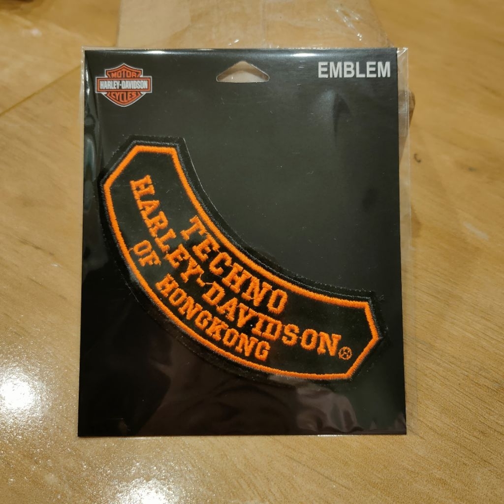 PATCH COLLECTOR HONGKONG HARLEY DAVIDSON MOTORCYCLES