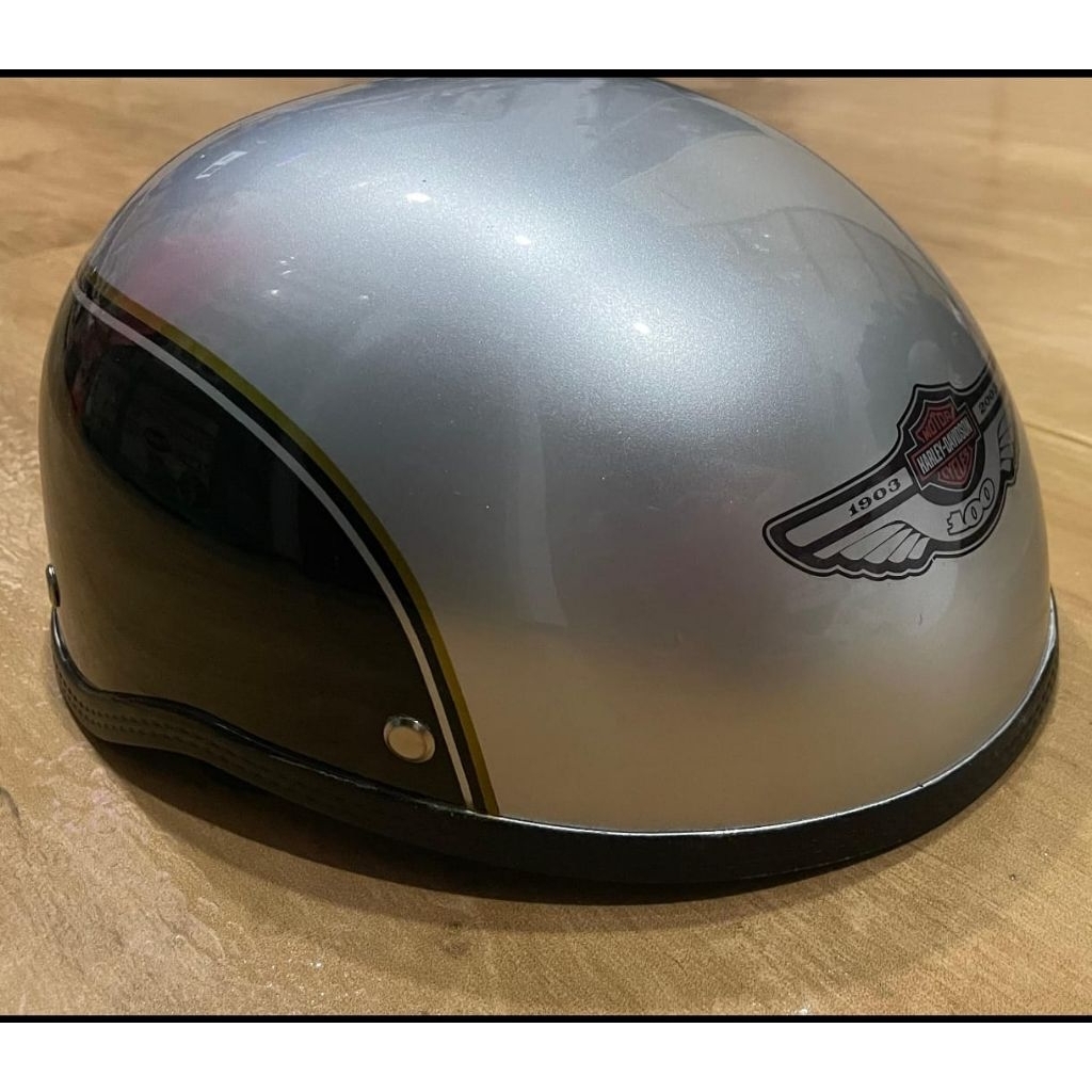 STERLING SILVER ANNIV 100TH HALF FACE HELMET