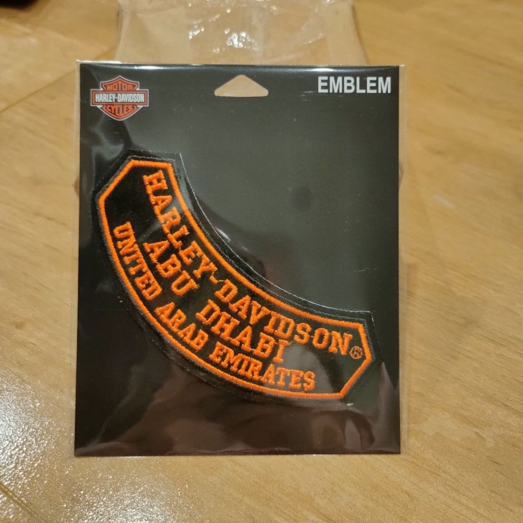 PATCH COLLECTOR ABU DHABI HARLEY DAVIDSON MOTORCYCLES