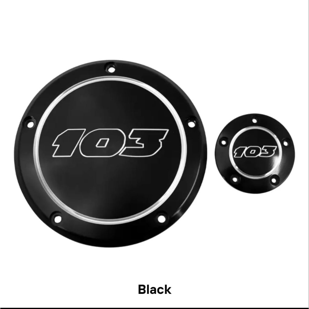 BLACK DELBY COVER and TIMING cover 103 set
