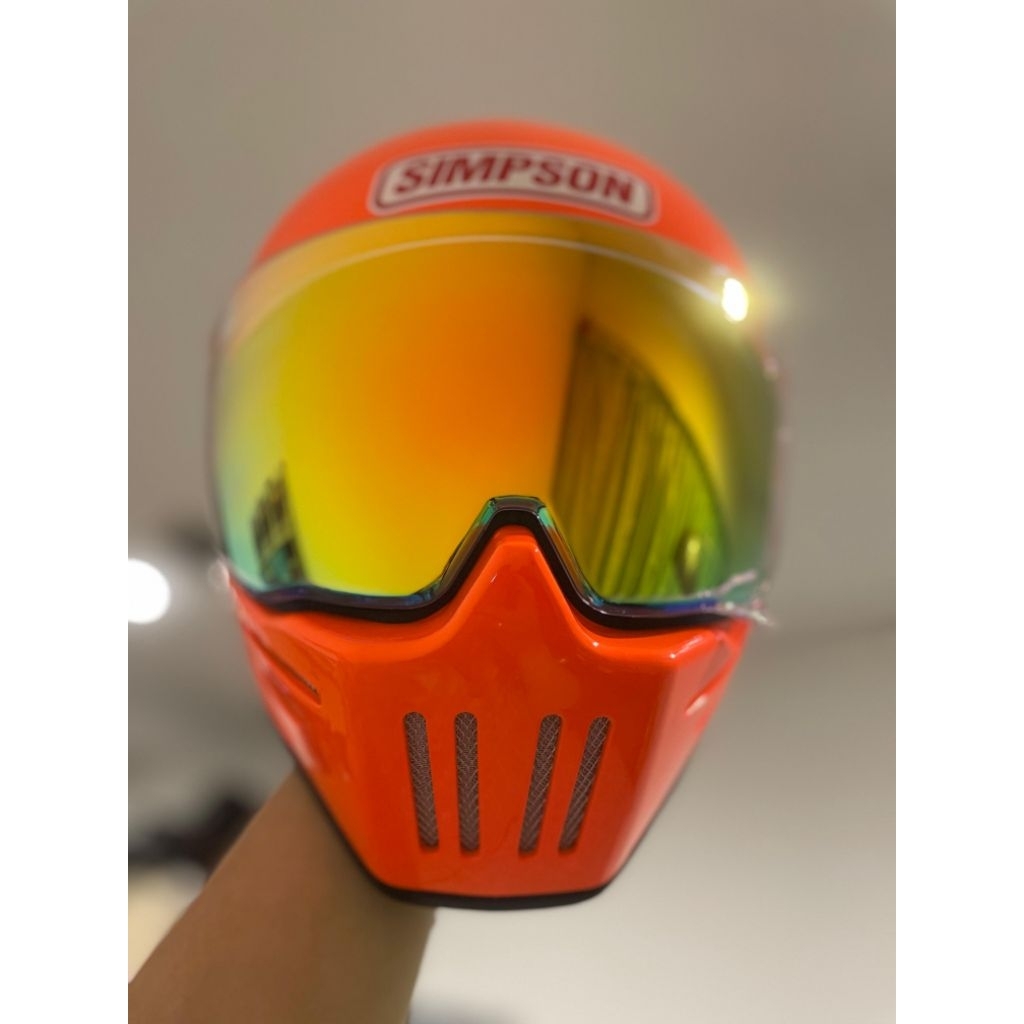 helm fullface model Simpson DOT 3 VINTAGE ABS