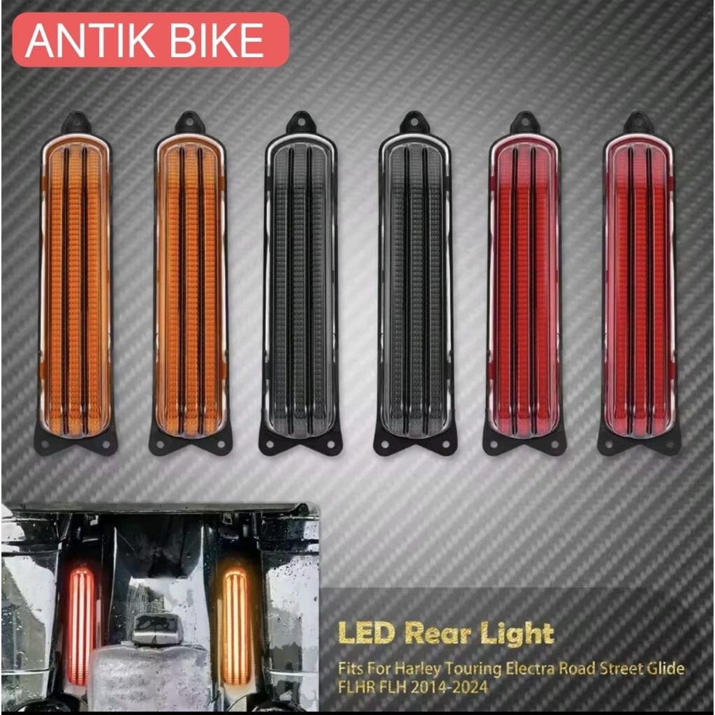 LED Light mika clear Smoke rare Fender brake turns light