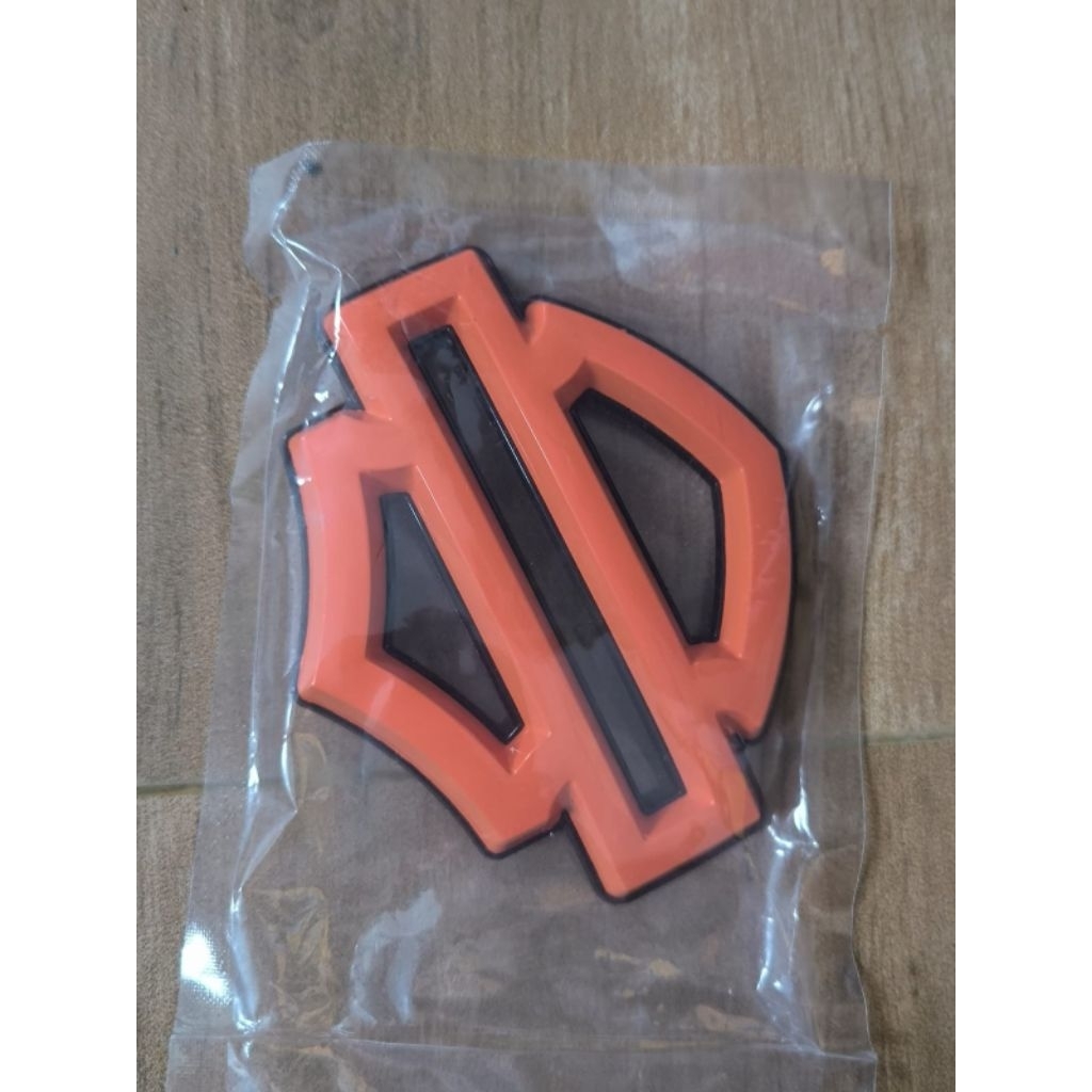 EMBLEM ORange LIST hitam Harley davidson