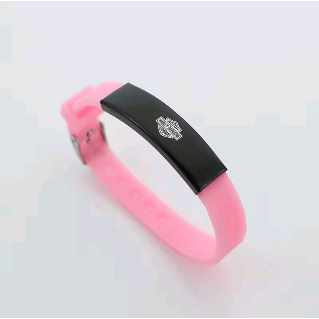 ACCESORIES SILICON RUBBER HARLEY DAVIDSON DESIGN UNISEX (gelang)