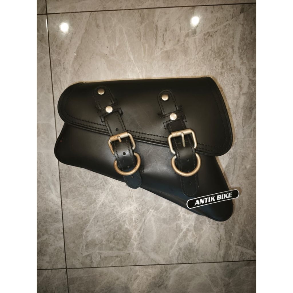 tas kulit La Rosa Design second original Harley Davidson motorcycles kondisi 85%