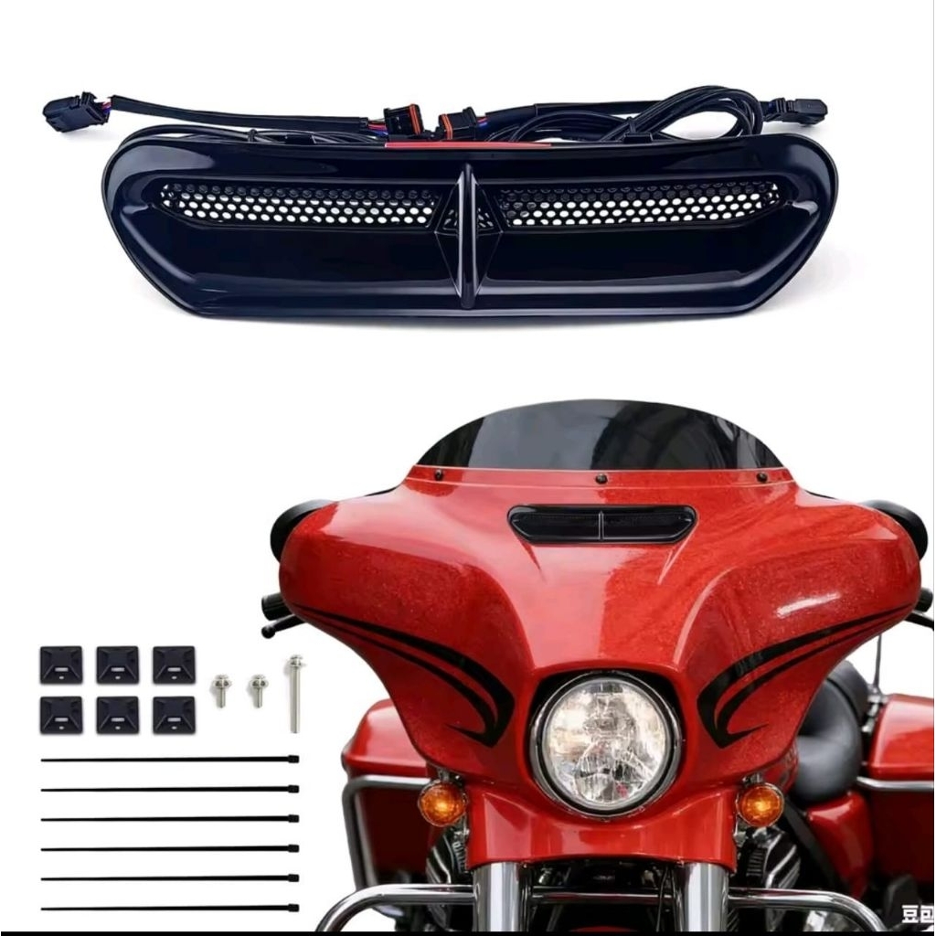 LED VENT TRIM TURNLIGHT Touring 2014 - 2023 Harley David motorcycle street glide ultra