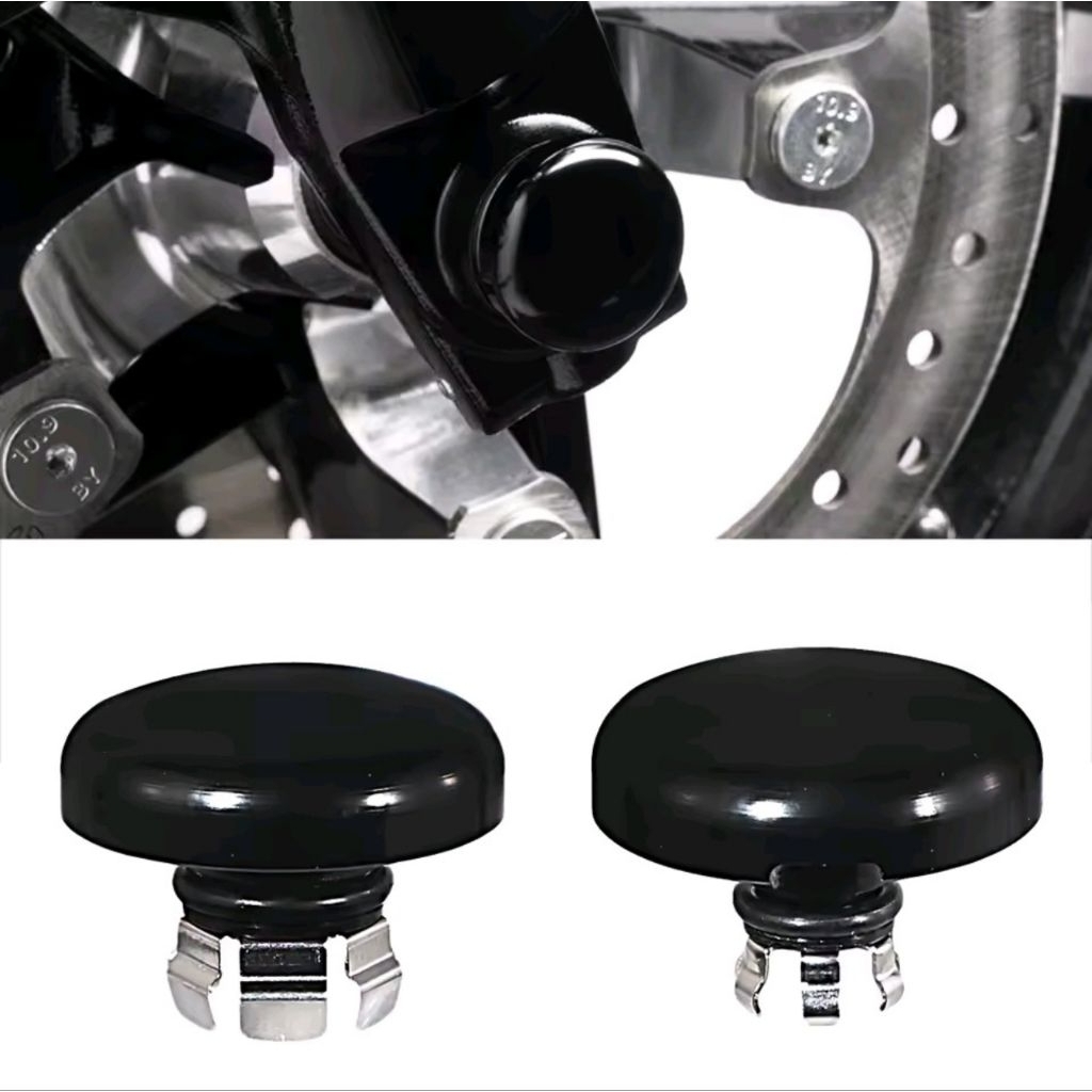 FRONT AXLE NUT CAPS FOR TOURING HARLEY DAVIDSON MOTORCYCLE 2023