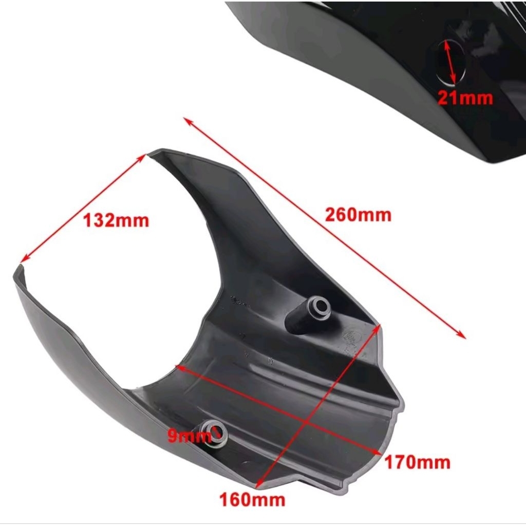 MASK PROTECTOR FOR 2015-2022 SOFTAIL BREAKOUT HARLEY DAVIDSON MOTORCYCLE ABS PLASTIC