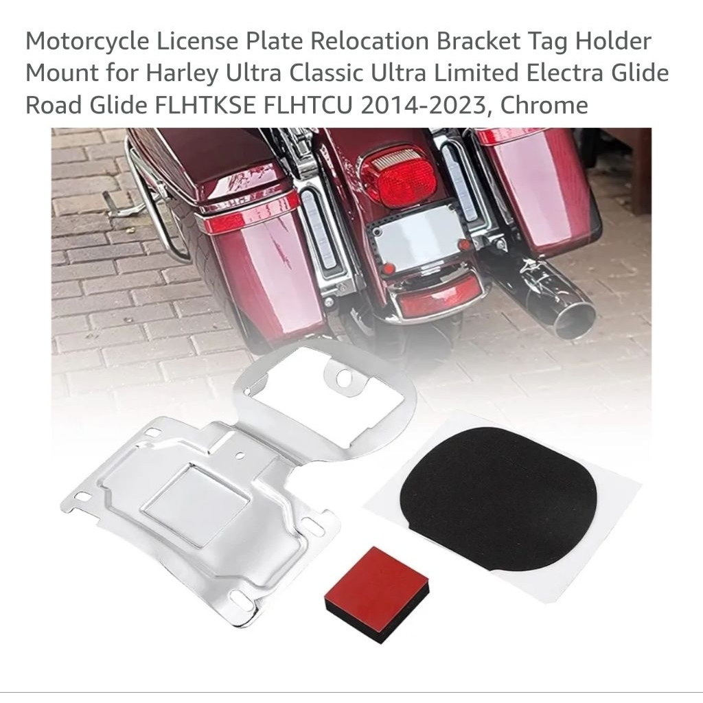 DUDUKAN PLAT NOMOR TOURING GENUINE 2014 UP new OLD stock Harley davidson