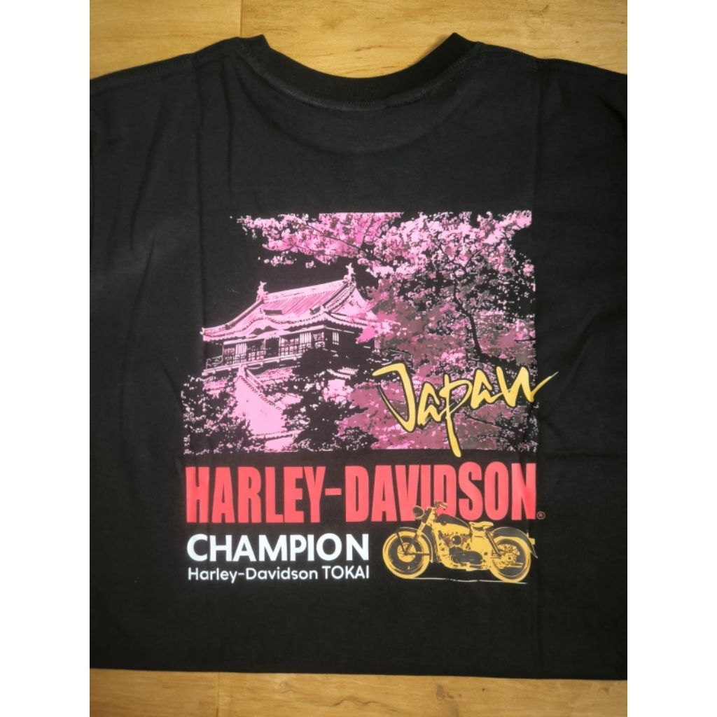 KAOS COTTON 30S hitam-pink TSHIRT motif HD jepang LD54 P71