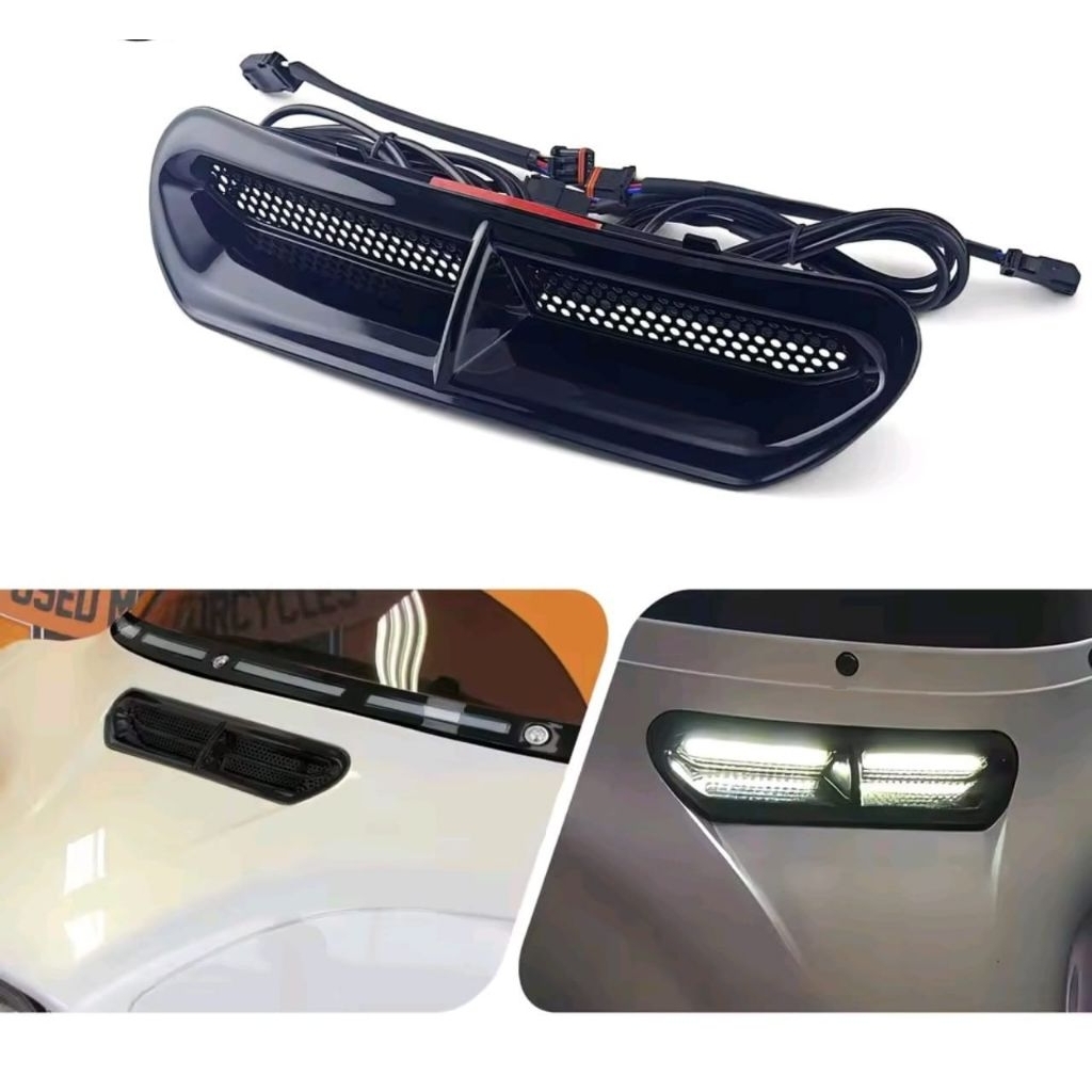 LED VENT TRIM TURNLIGHT Touring 2014 - 2023 Harley David motorcycle street glide ultra