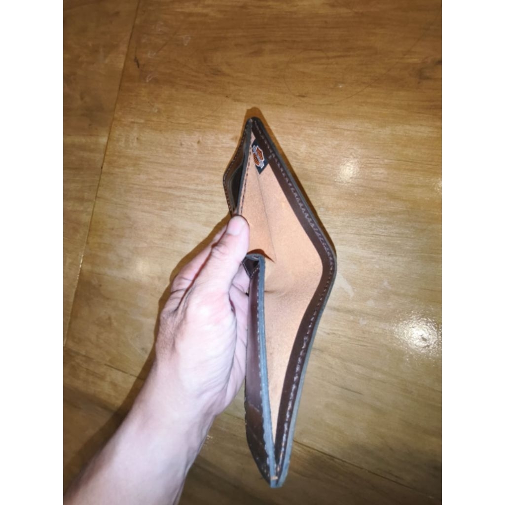 GENUINE LEATHER WALLET HARLEY DAVIDSON FOR 5 CARD / ID