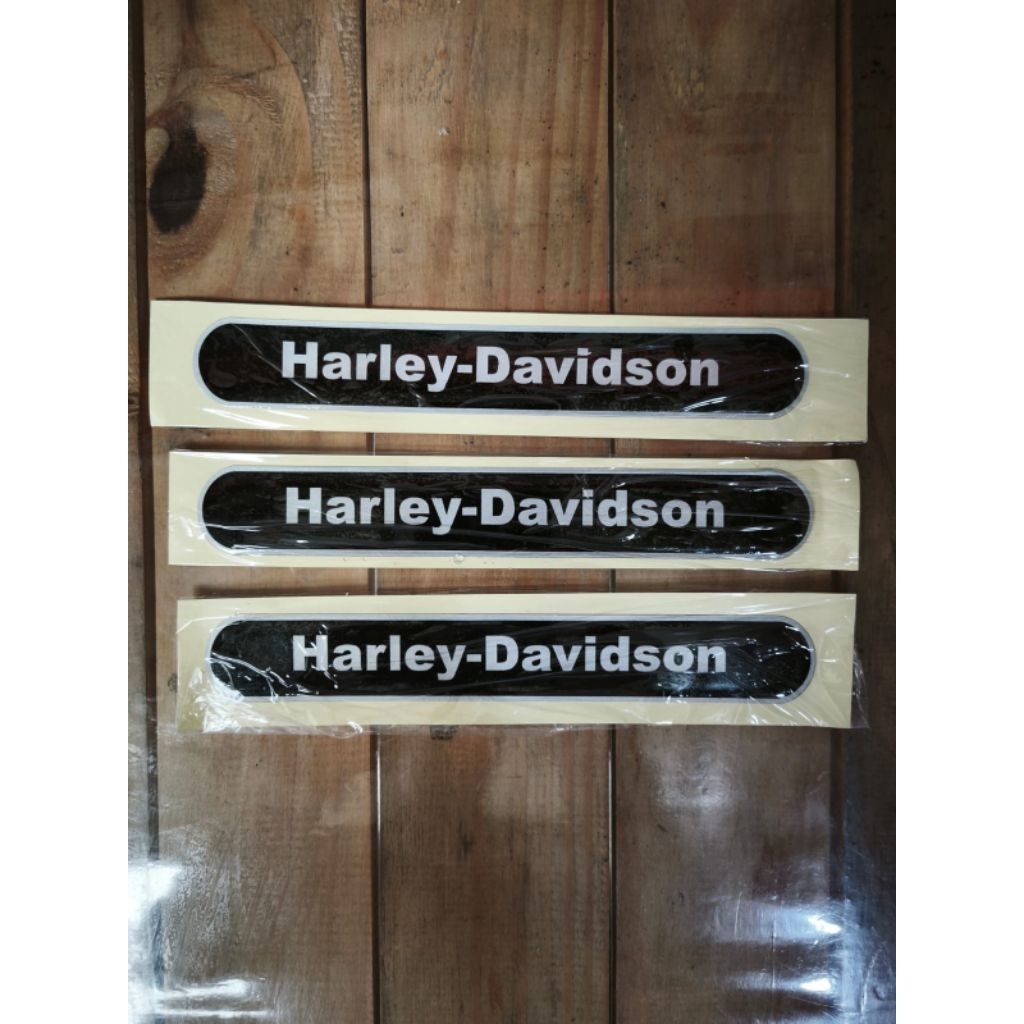 STICKER DECAL RESIN TIMBUL HARLEY DAVIDSON untuk bidang datar