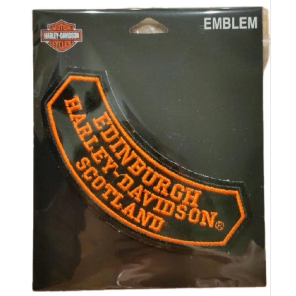 collector patch EDINBURGH Scotland Harley Davidson