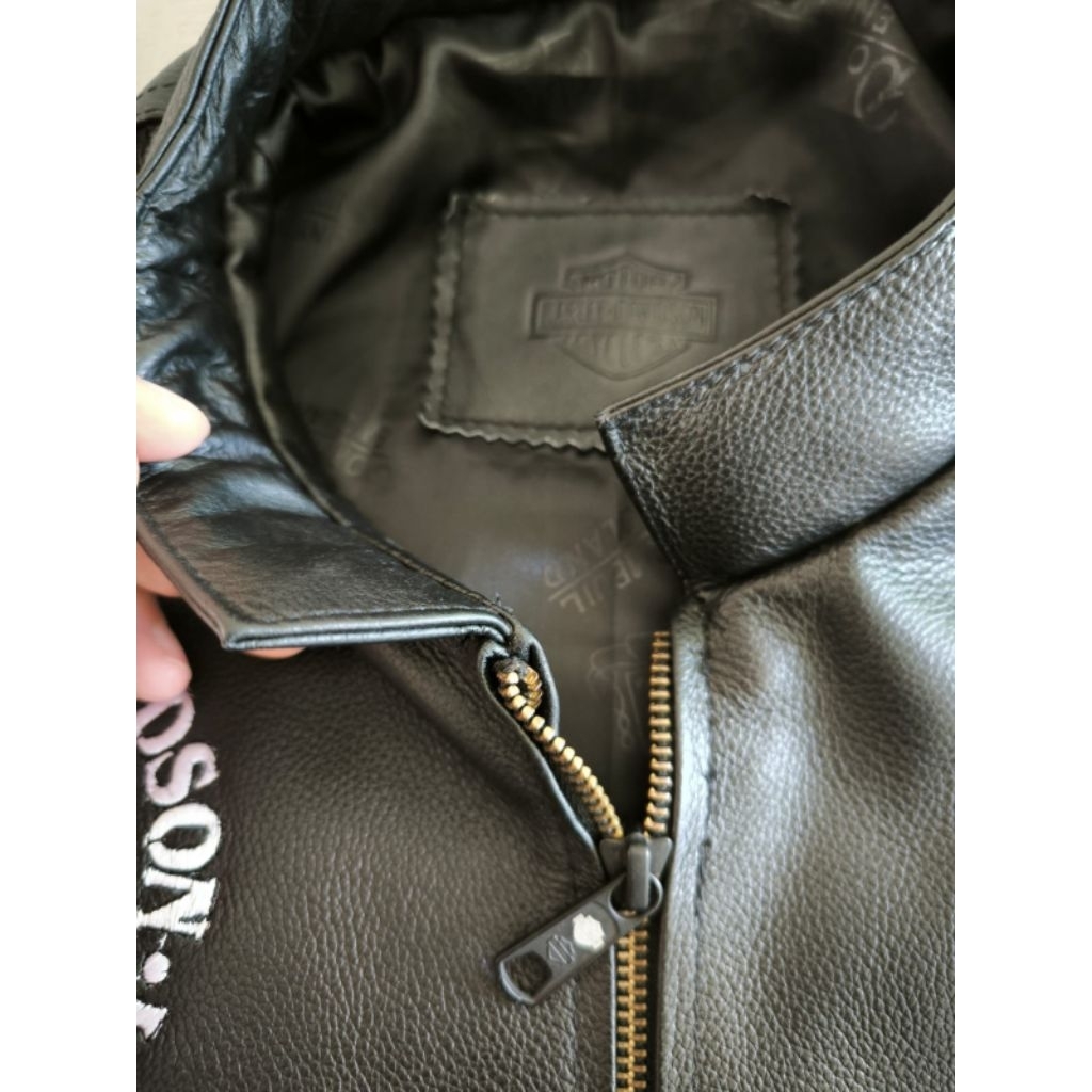 jaket kulit GENUINE LEATHER Harley davidson