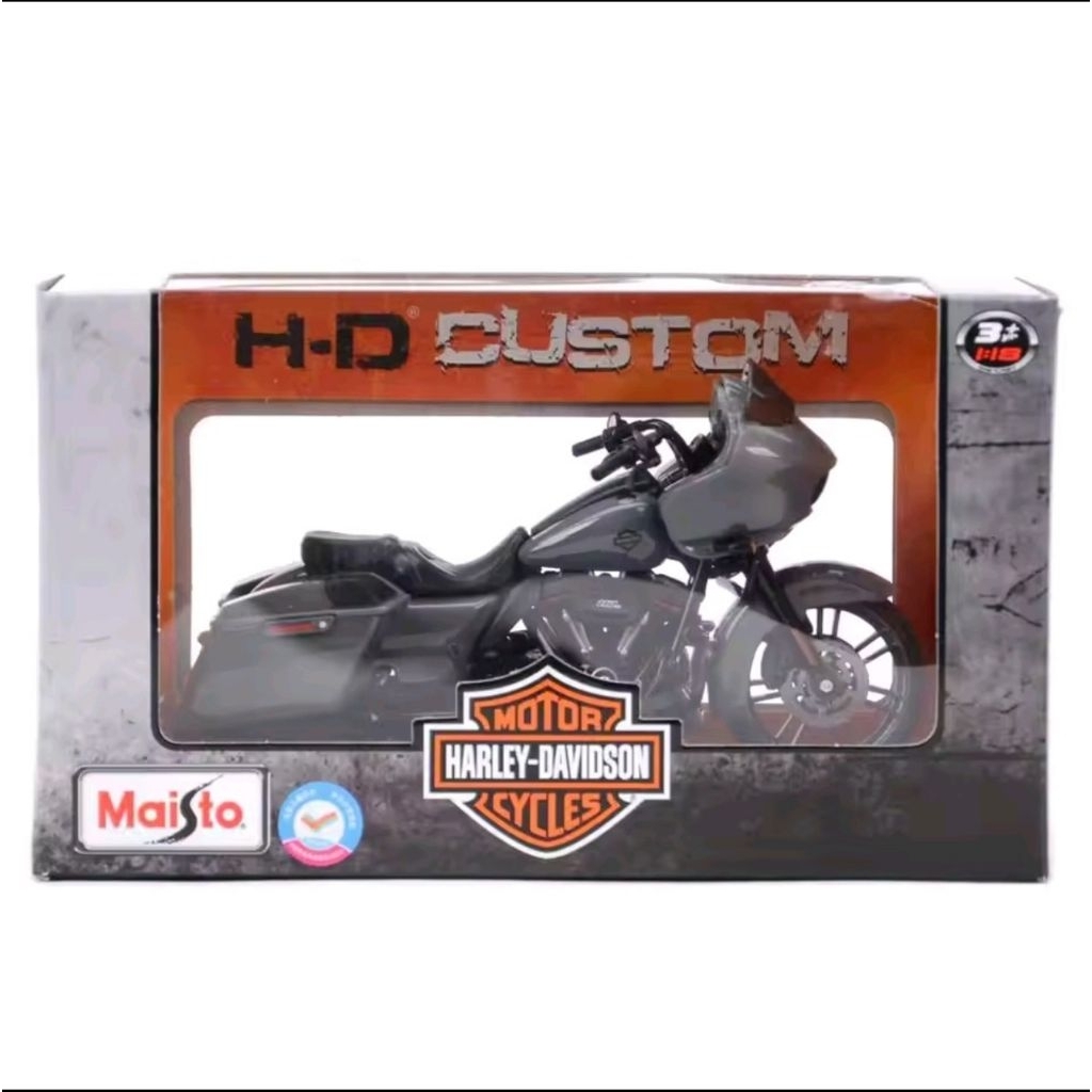 MAISTO 1:18 DIECAst ROADGLIDE CVO 2018 HARLEY DAVIDSON MOTORCYCLES