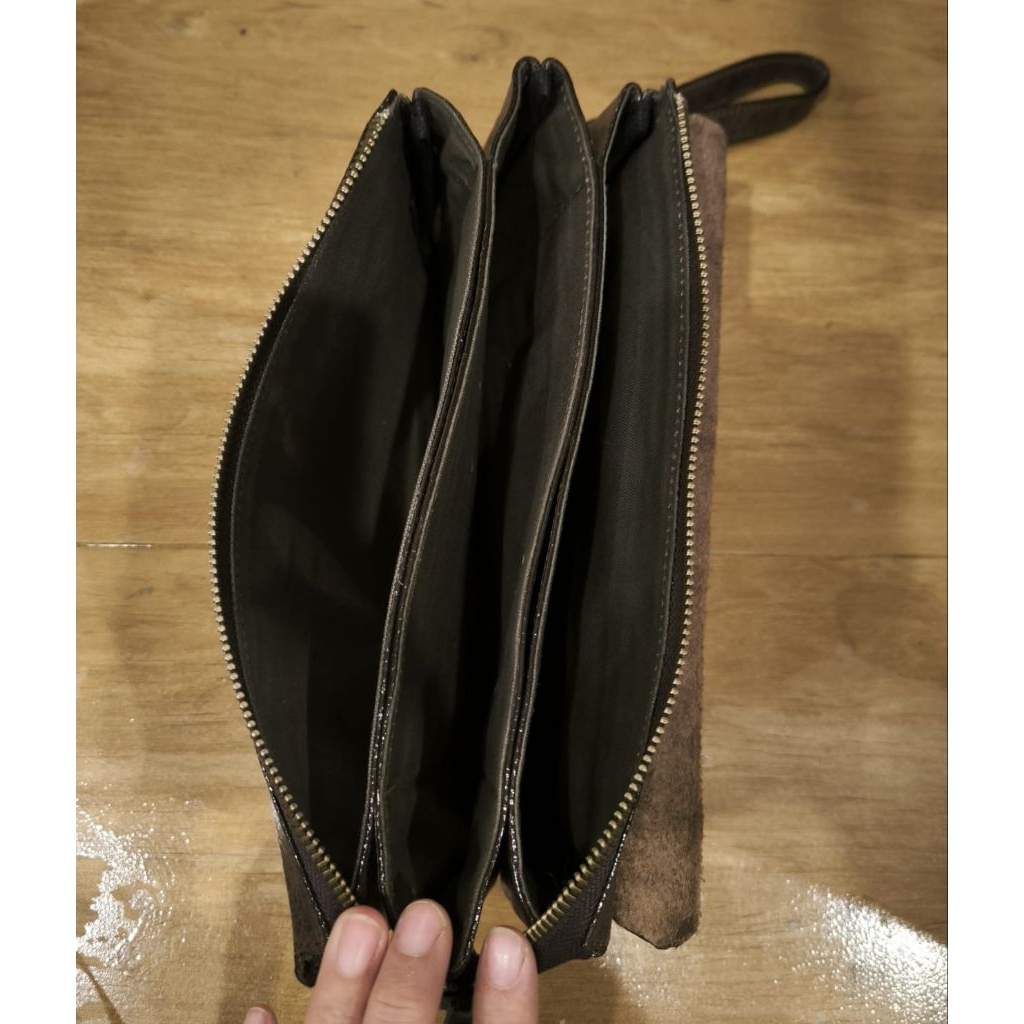 HANDBAG GENUINE LEATHER HITAM KULIT ASLI MOTIF HARLEY DAVIDSON