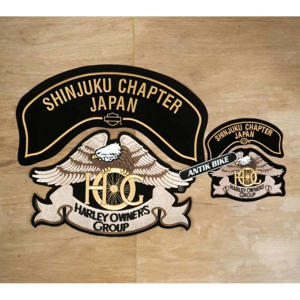 patch original authentic Shinjuku 1 set isi 4 pcs Harley davidson