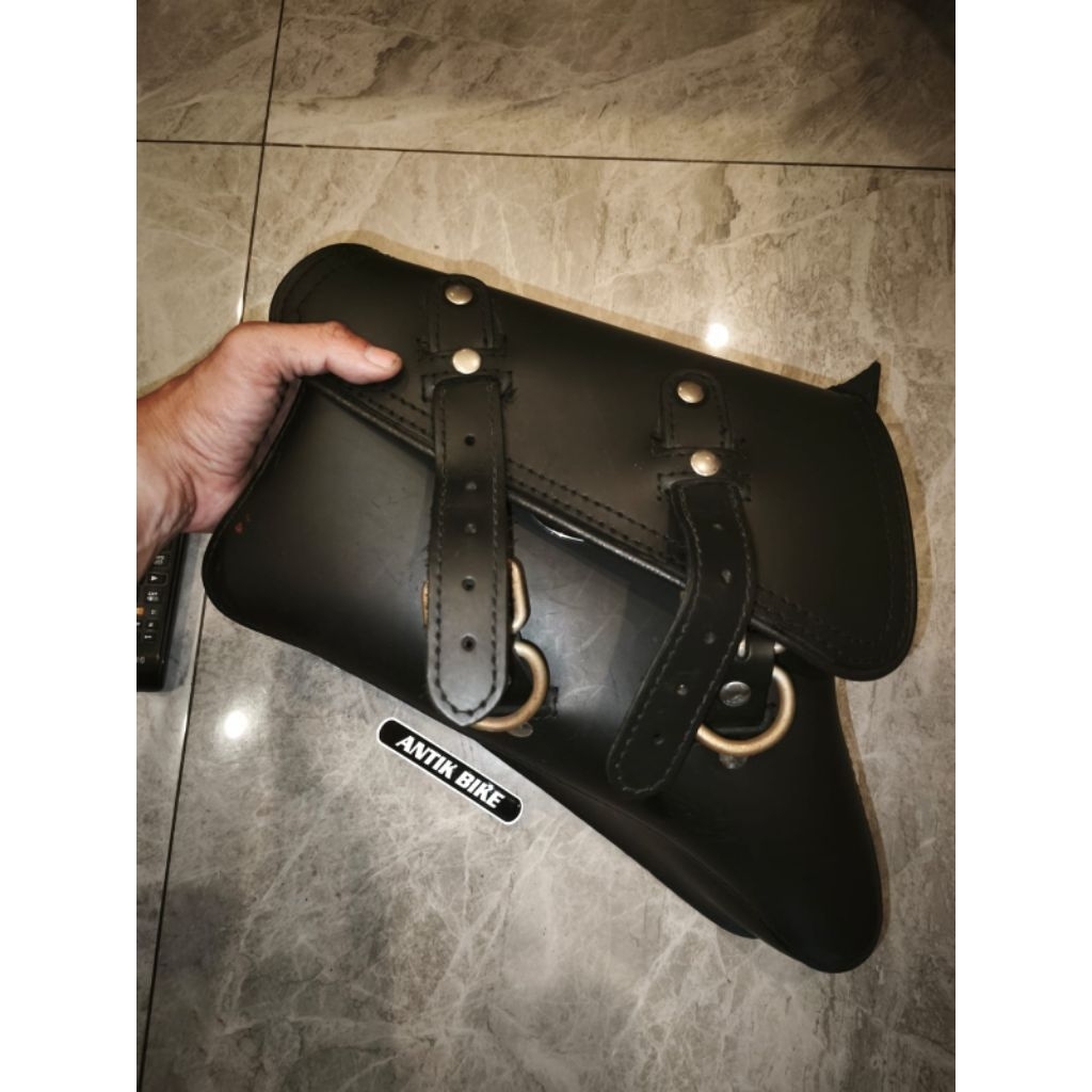 tas kulit La Rosa Design second original Harley Davidson motorcycles kondisi 85%