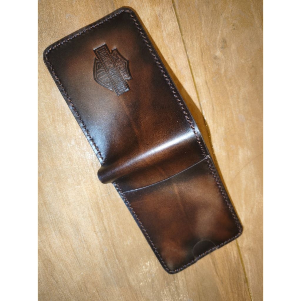 GENUINE Leather wallet for 10 for 10 card ID