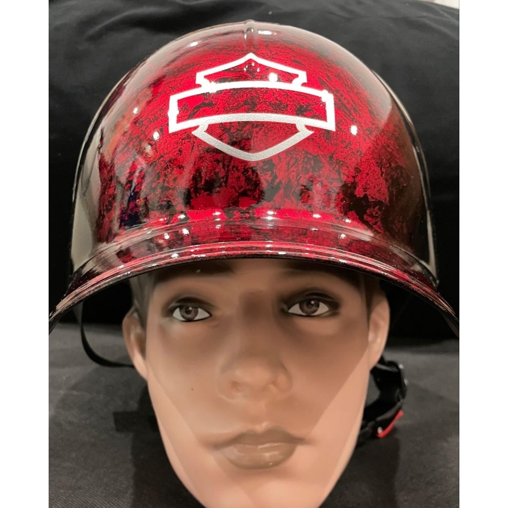 HALF HELMET UNIQUE MODEL BASEBALL CAP MOTIF HARLEY DAVIDSON