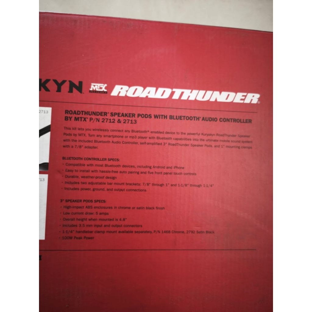 SPEAKER KURKYAKYN GENUINE ROadThunder