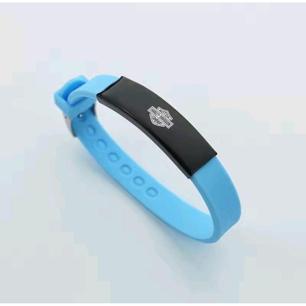 ACCESORIES SILICON RUBBER HARLEY DAVIDSON DESIGN UNISEX (gelang)