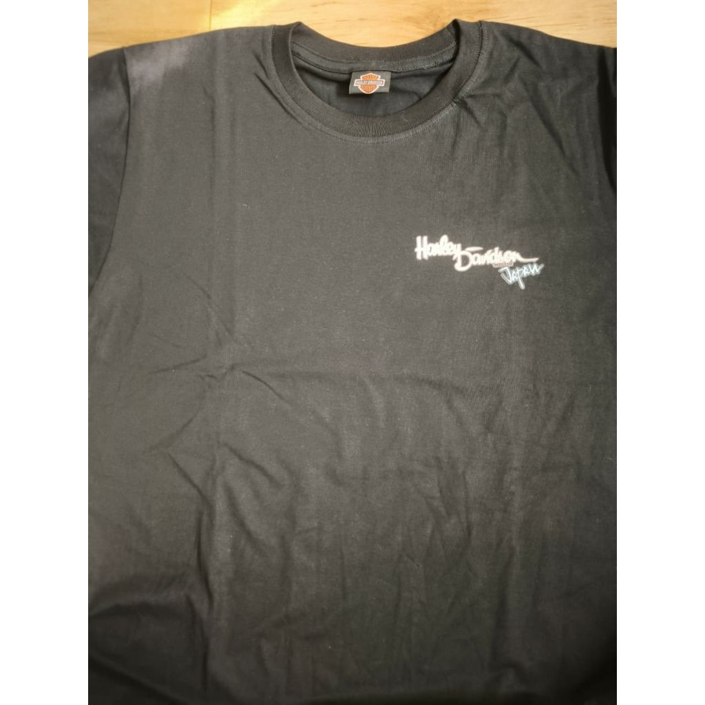 KAOS COTTON 30S BLACK TSHIRT MOTIF HD JAPAN LD54 P71