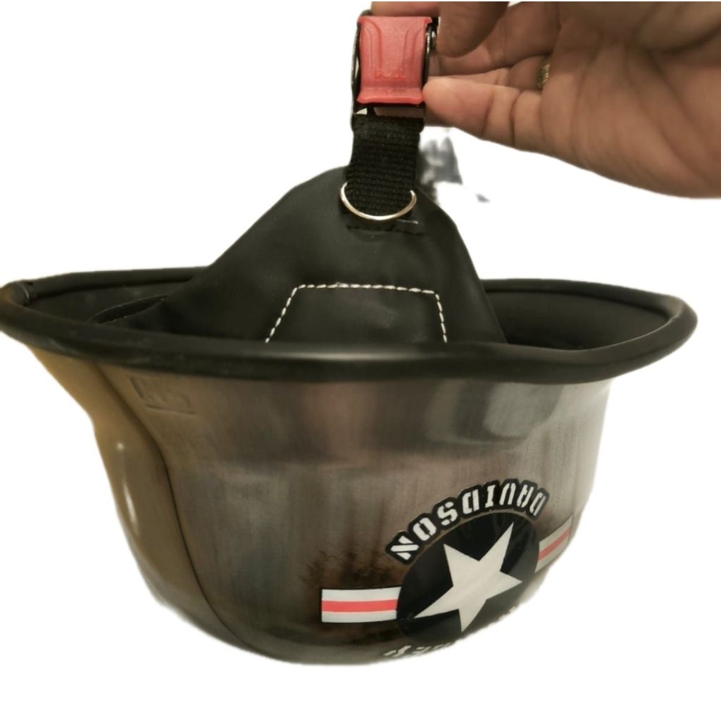 HELM OLD SCHOOL SILVER  KHUSUS UNTUK WANITA DAN ANAK LAKI LAKI UNISEX HD