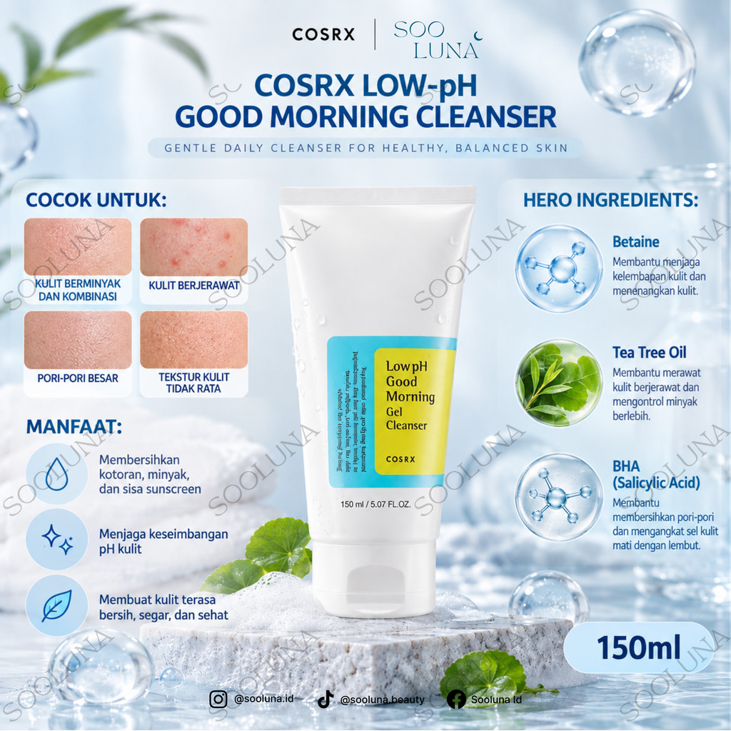 COSRX Low-pH Good Morning Cleanser 150ml