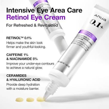 Anua Retinol 0.1 Caffeine Revitalizing Eye Cream 30g