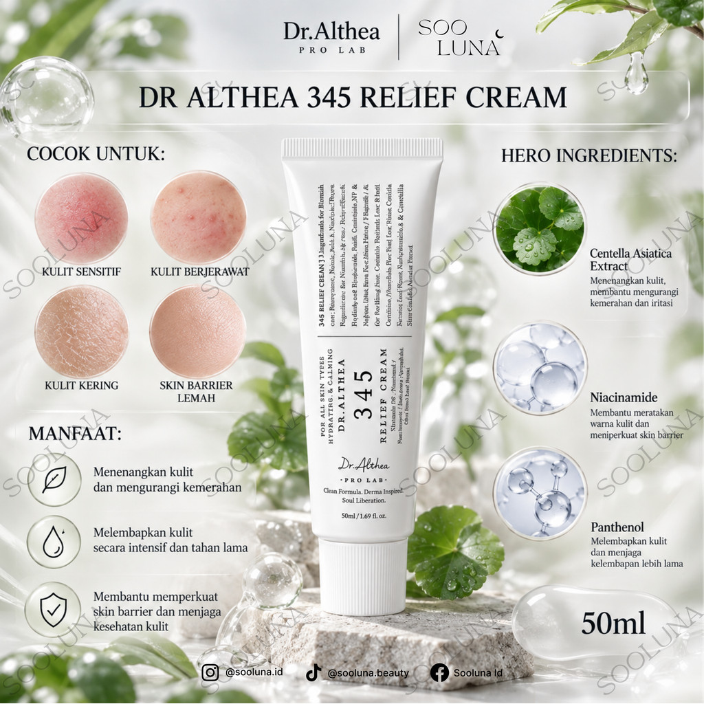 Dr Althea 345 Relief Cream 50ml