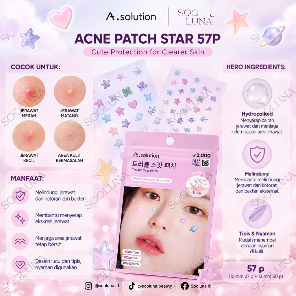 A.Solution Acne Patch Star 57p