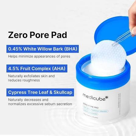Medicube 2024 ZERO PORE PAD 2.0 (70EA) 155G