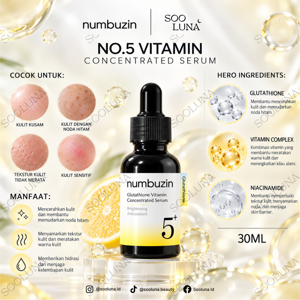 Numbuzin NO.5 VITAMIN CONCENTRATED SERUM 30ML