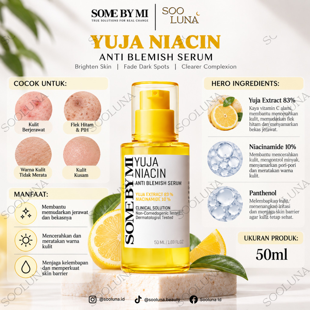 SOME BY MI YUJA NIACIN ANTI BLEMISH SERUM 50ml