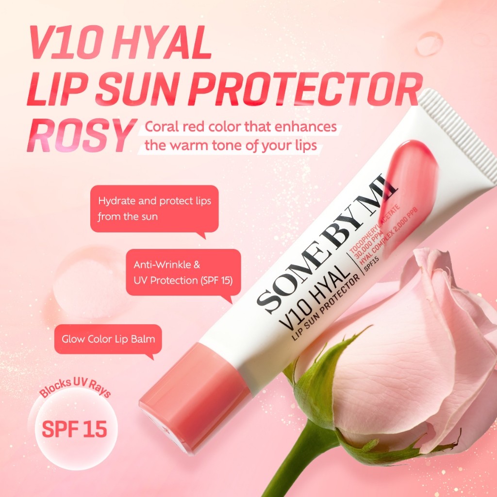 SOME BY MI V10 HYAL LIP SUN PROTECTOR ROSY 7ML