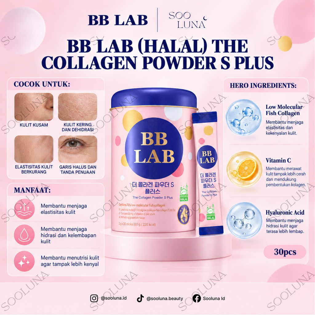 BB Lab (Halal) The Collagen Powder S Plus 30pcs